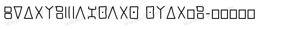 IdentikalSans Stenci字体转换